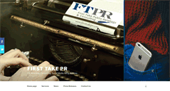 Desktop Screenshot of firsttakepr.com